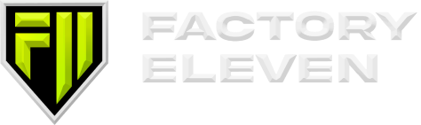 Factory//11, horizontal logo